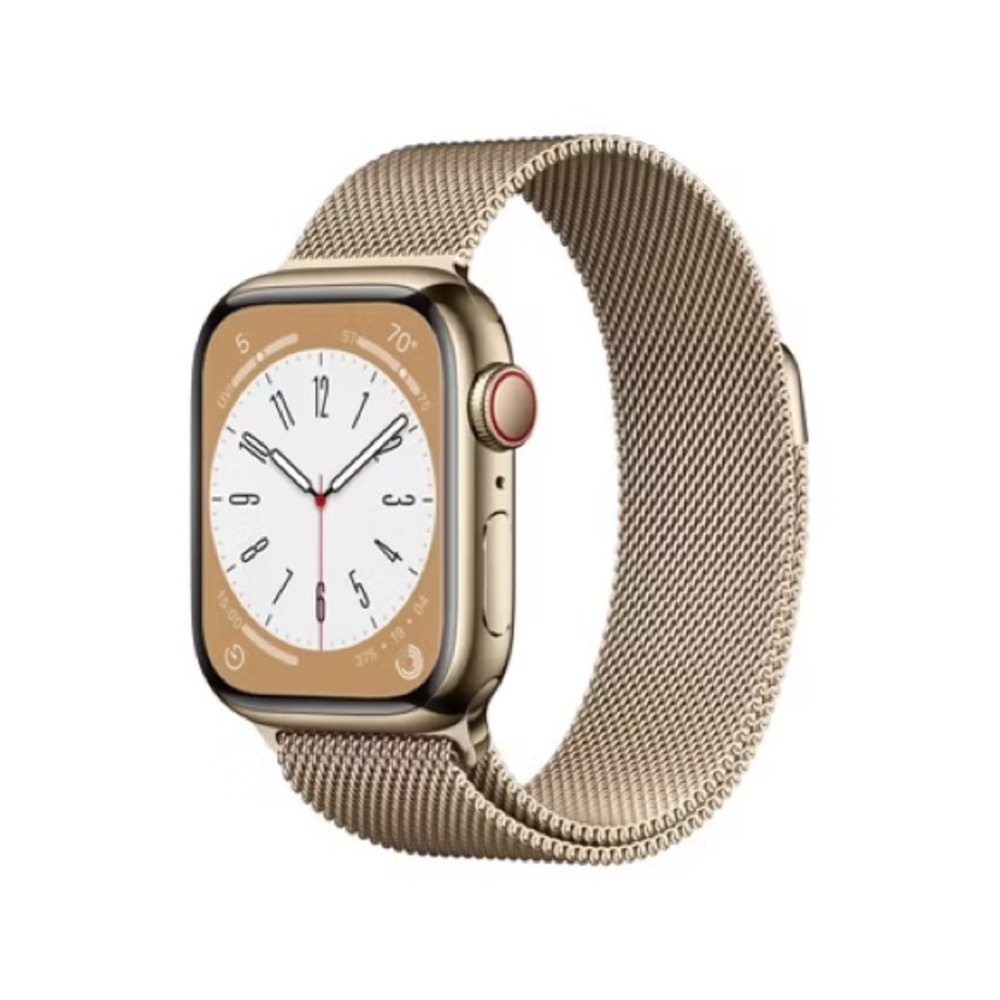 Apple Watch Series 8 Gold Stainless Steel Milanese Loop - 41MM